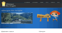 Desktop Screenshot of alberguerioaragon.com